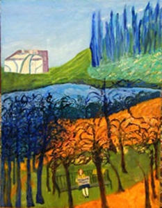  May 1944 (1999) Oil painting on canvas by Leah Ashkinazi (24” X 18”) 