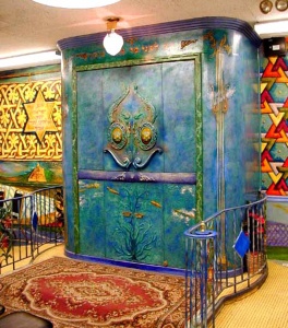 Torah Ark by Archie Rand (1978) B’nai Yosef Synagogue, Brooklyn, New York 