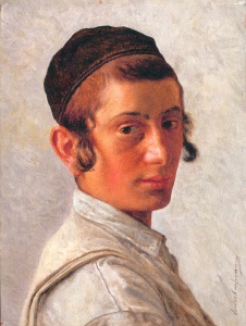  Portrait of a Young Boy, oil on panel (9" X 6 ¾") Isidor Kaufmann Courtesy of Kestenbaum and Co. 