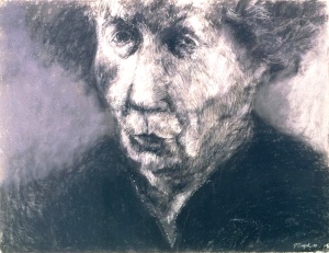 Helen V (1996) Pastel on paper (38 x 50) by George Segal Courtesy of the George and Helen Segal Foundation Carroll Janis, Inc. 