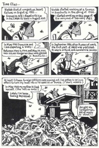 Time Flies, pg. 41 from Maus, A Survivor's Tale, Volume Two by Art Spiegelman published by Pantheon Books, New York 1992