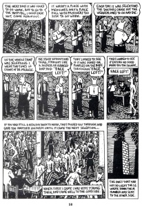 Selection, pg. 58 from Maus, A Survivor's Tale, Volume Two by Art Spiegelman published by Pantheon Books, New York 1992