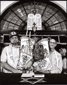 Joe Martin Erber and His Uncle, Meyer Gelman Congregation Ahavat Rayim, Greenwood, Mississippi Photograph by Bill Aron