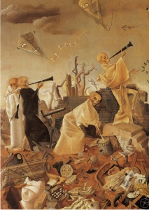 Death Triumphant (detail) (1944), oil on canvas by Felix Nussbaum Felix Nussbaum Collection, Osnabruck 