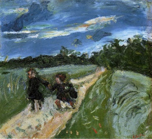 Return from School after the Storm, (c. 1939) Oil on canvas by Chaim Soutine Courtesy The Phillips Collection, Washington