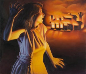 Lot’s Wife (1989), oil on canvas (48 x 60) by David Wander