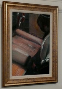 <em>Bar Mitzvah,</em> 2006, 30 x 24, painted photograph by Lynn Russell