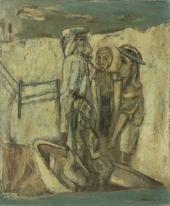 Deportation (1943), oil on canvas by Ben Wilson Courtesy Chassidic Art Institute
