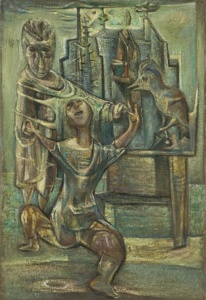 Freedom Child (1949), oil on canvas by Ben Wilson Courtesy Chassidic Art Institute