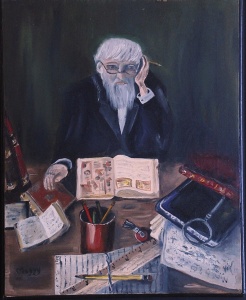 The Collector, oil on canvas, by unknown artist Courtesy the Kupferstein Collection