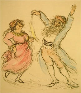Dance with Kerchief from Satan in Goray by Ira Moskowitz Courtesy Diana Gordon Collection