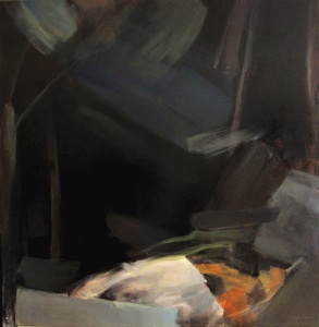 Night, Teacher of Faith (2009) oil on canvas, 48 x 46 by Ma’ayan Courtesy JKlaynberg Gallery