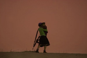 Gush Katif, Gaza, 2005; color photograph by Rina Castelnuovo Courtesy Andrea Meislin Gallery