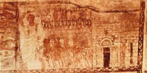 Exodus from Egypt (section one) - Dura Europos (245 CE) Courtesy National Museum, Damascus, Syria