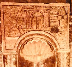 Torah Niche Menorah, Temple, Akeidah – fresco (3rd CE) Dura Europos Synagogue Courtesy National Museum, Damascus, Syria