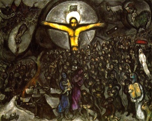 Exodus (1952 – 1966) oil on canvas by Marc Chagall Courtesy National Museum Marc Chagall, Nice