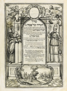 Herlingen Haggadah 1730, written and illustrated by Aaron Wolff Herlingen Courtesy Sotheby’s