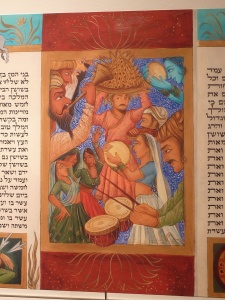 Triumph of the Jews; gouache on parchment by Siona Benjamin Courtesy the artist 