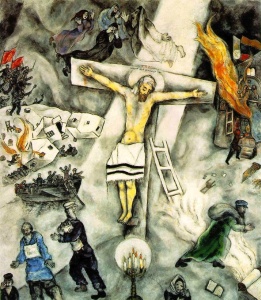 White Crucifixion (1938); oil on canvas by Marc Chagall, Art Institute of Chicago, gift of Alfred S. Alschuler 