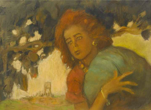 Hagar; pastel on paper by Abel Pann Courtesy Bonhams