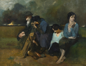 Pogrom Survivors, (1918) oil on canvas by Alfred Lakos Courtesy Sotheby’s