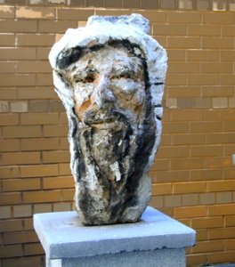 King David, cement sculpture by Simon Gaon